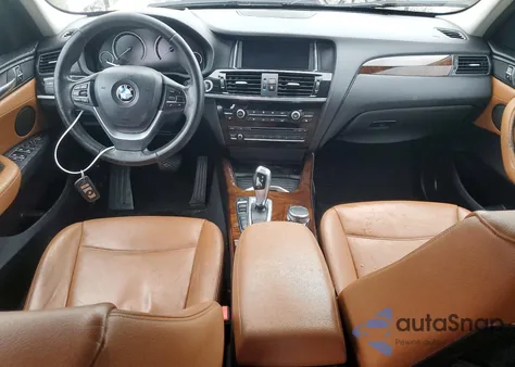 2015 BMW X3 xDrive28I from USA, damaged, VIN 5UXWX9C57F0D53864